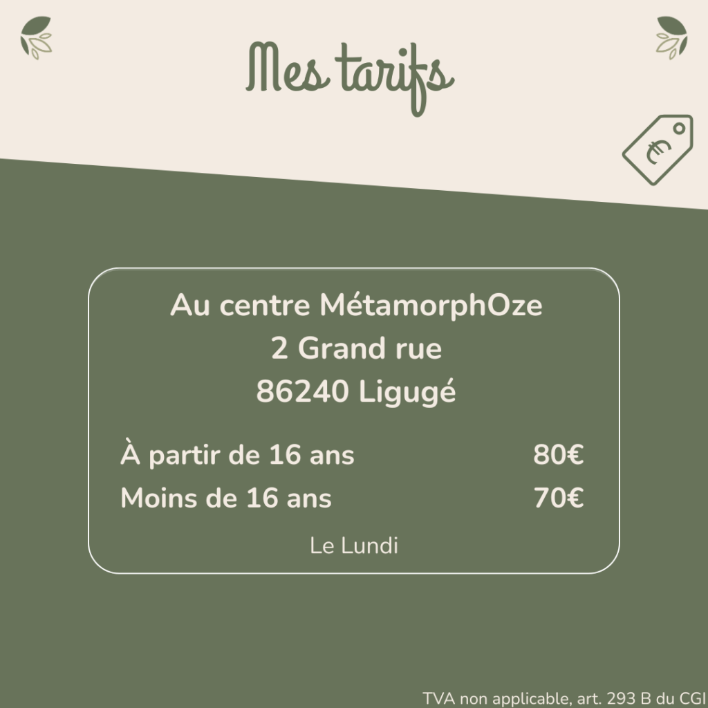 cabinet de soins énergétiques à Ligugé (86240) près de Poitiers – Élodie Barré