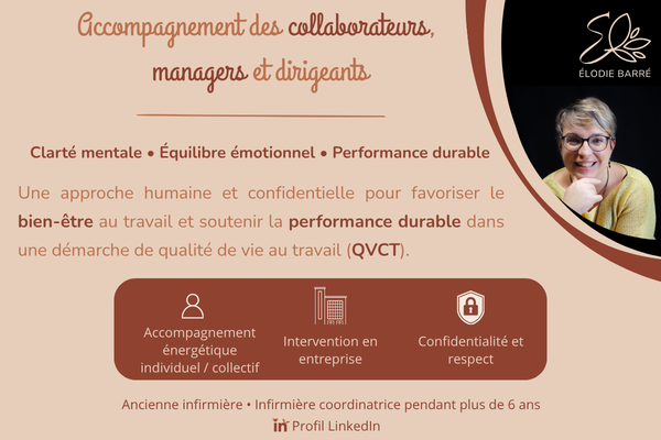 Qualité de vie au travail (QVCT) : accompagnement des collaborateurs, managers et dirigeants en entreprise
